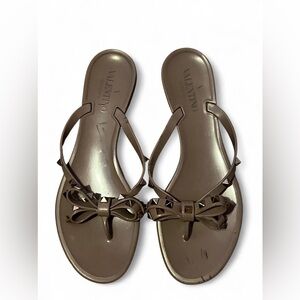 Valentino Women's Studded Nude Sandals